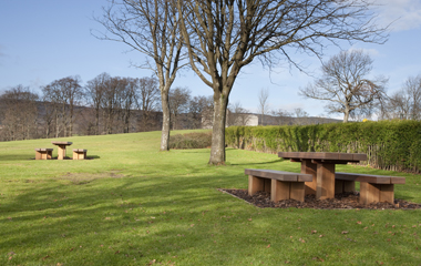 New picnic benches 